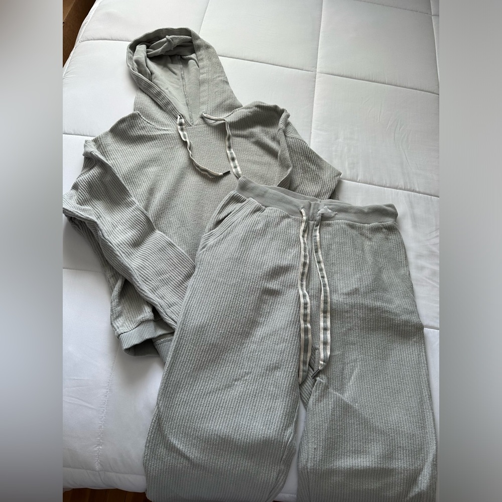 Aerie Corduroy Hoodie & Jogger Set